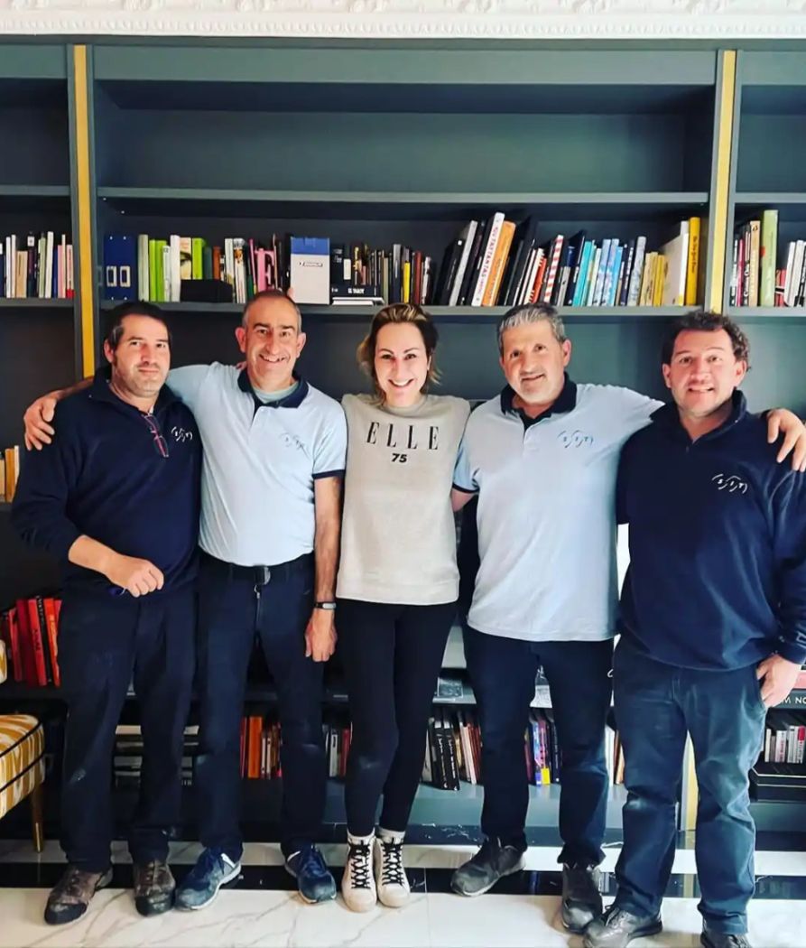 El salón de la casa de Ana Milán en Madrid