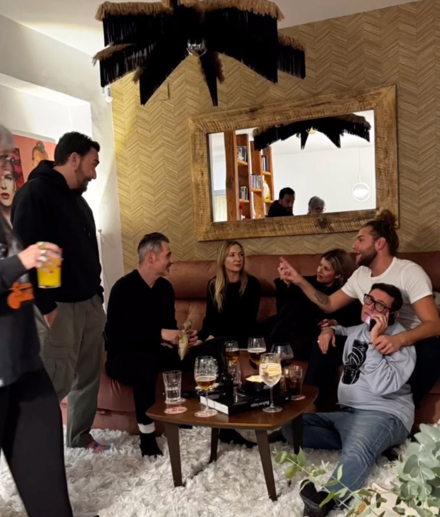 El salón de la casa de Eduardo Navarrete