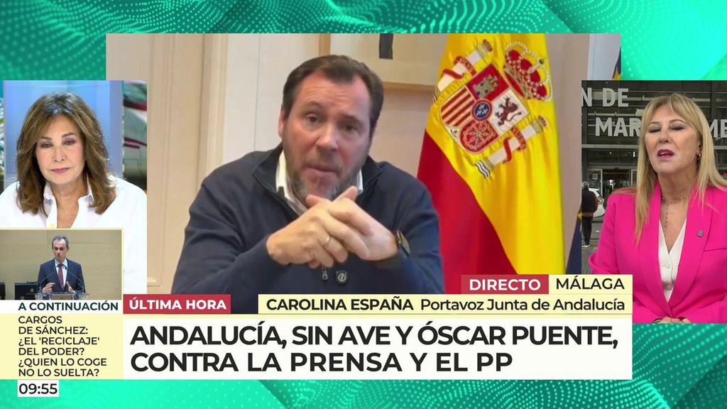 La portavoz de la Junta de Andalucía explota contra Óscar Puente: "No nos merecemos un ministro como este"