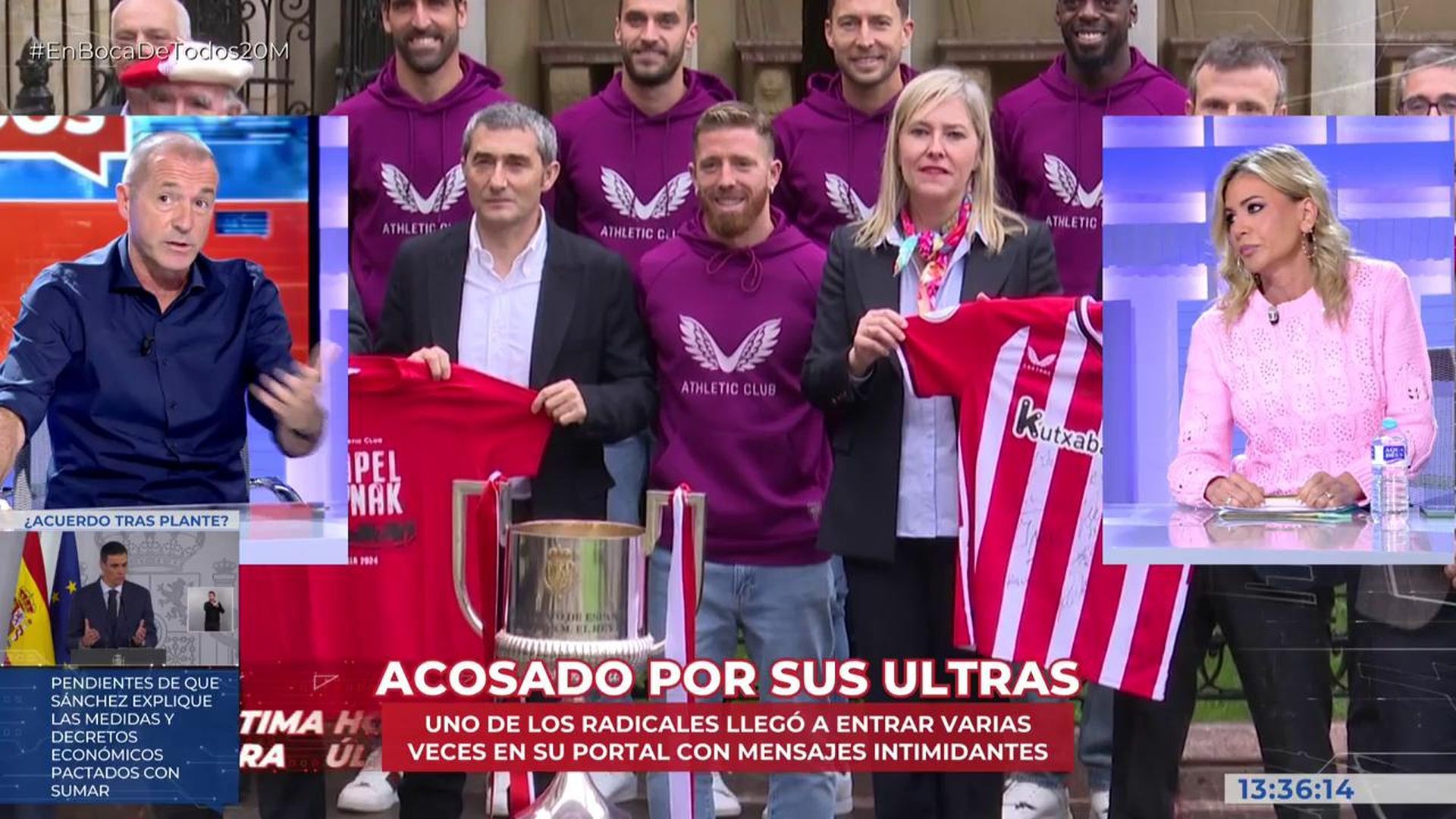 Jon Uriarte, presidente del Athletic de Bilbao, denuncia una campaña de acoso y amenazas