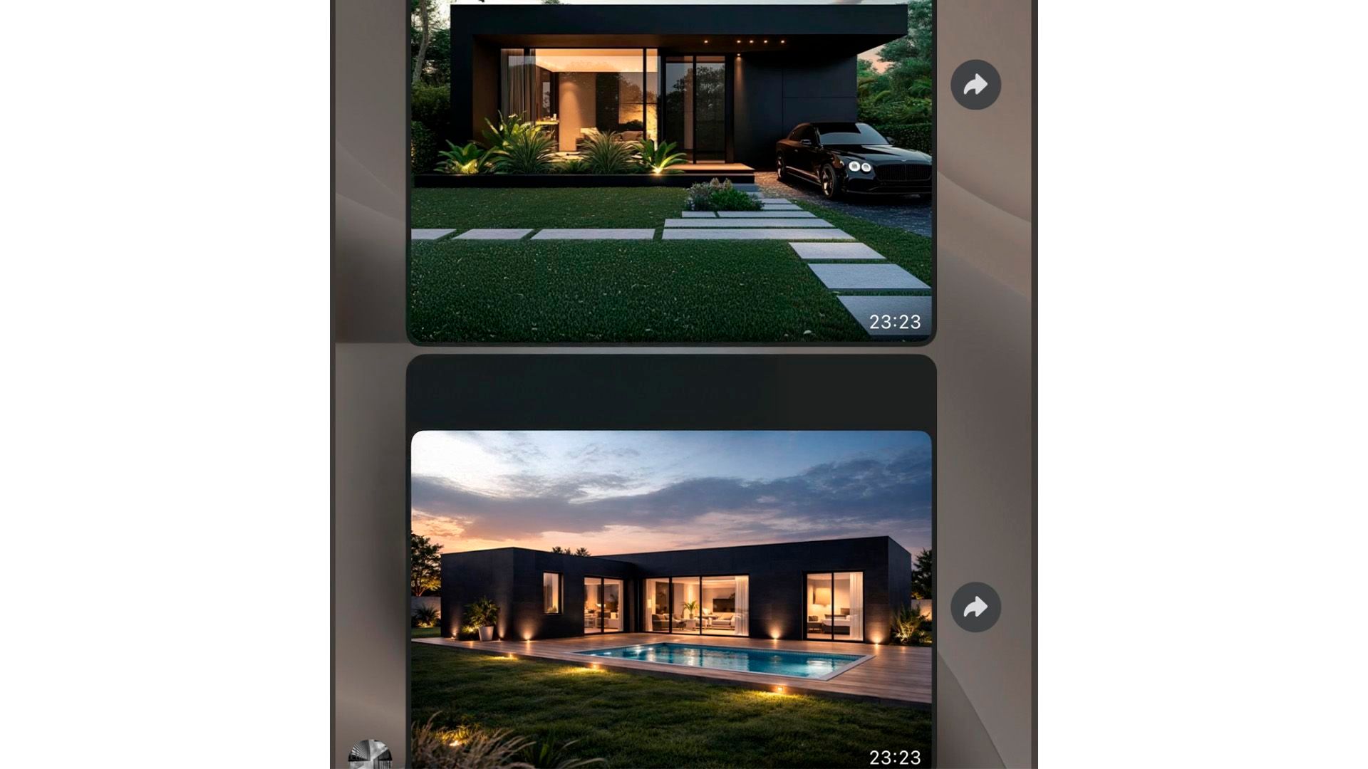 La fachada de la futura casa de Melodie Peñalver