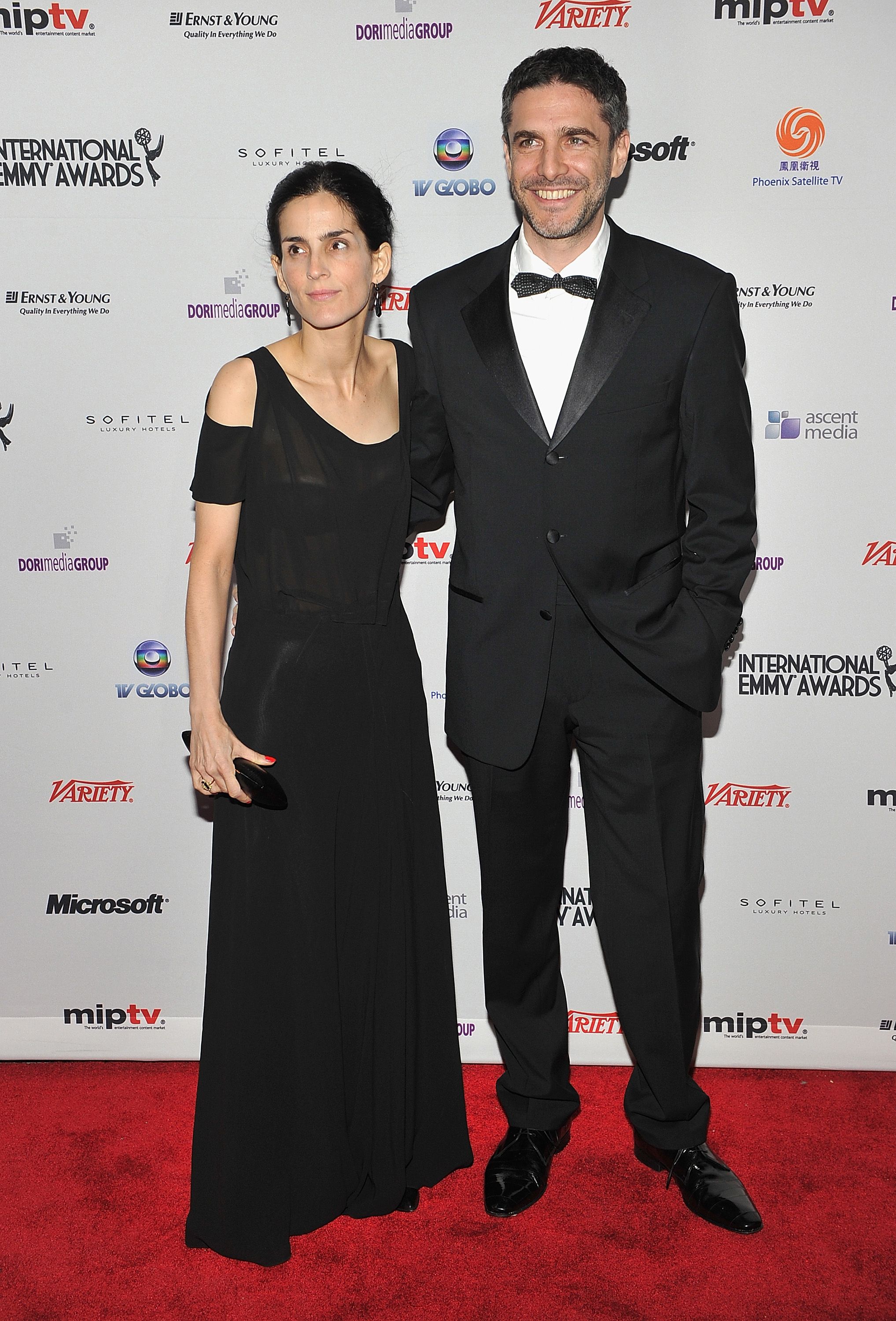 Leonardo con su ex mujer, Guadalupe