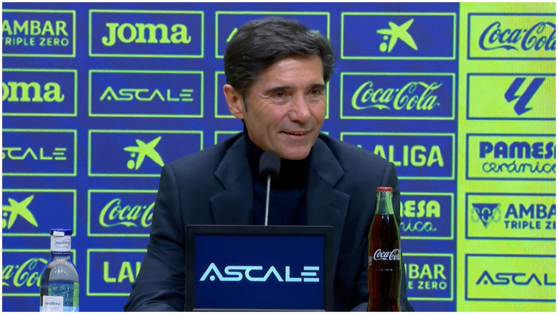 Marcelino, en rueda de prensa Marcelino, en rueda de prensa