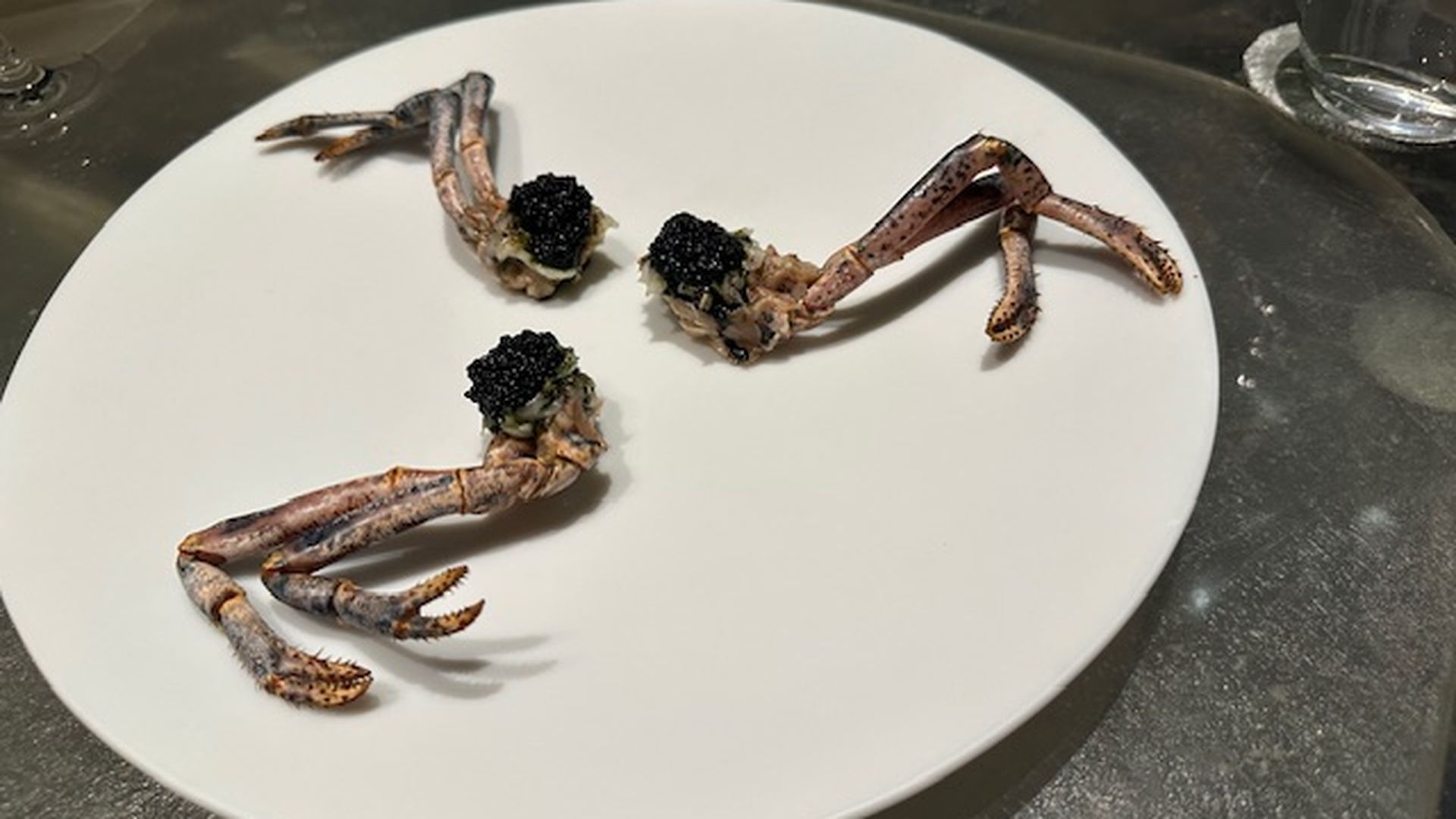 Uno de los paltos del menú de Enigma