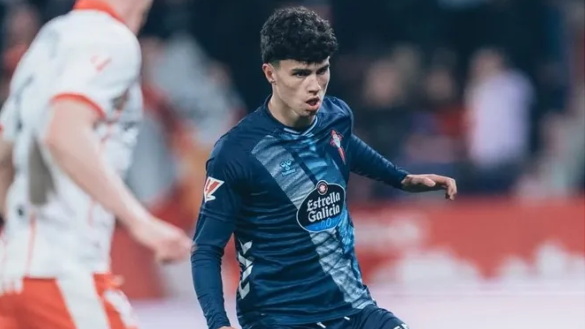 Andrés Antañón con el primer equipo del Celta Andrés Antañón con el primer equipo del Celta