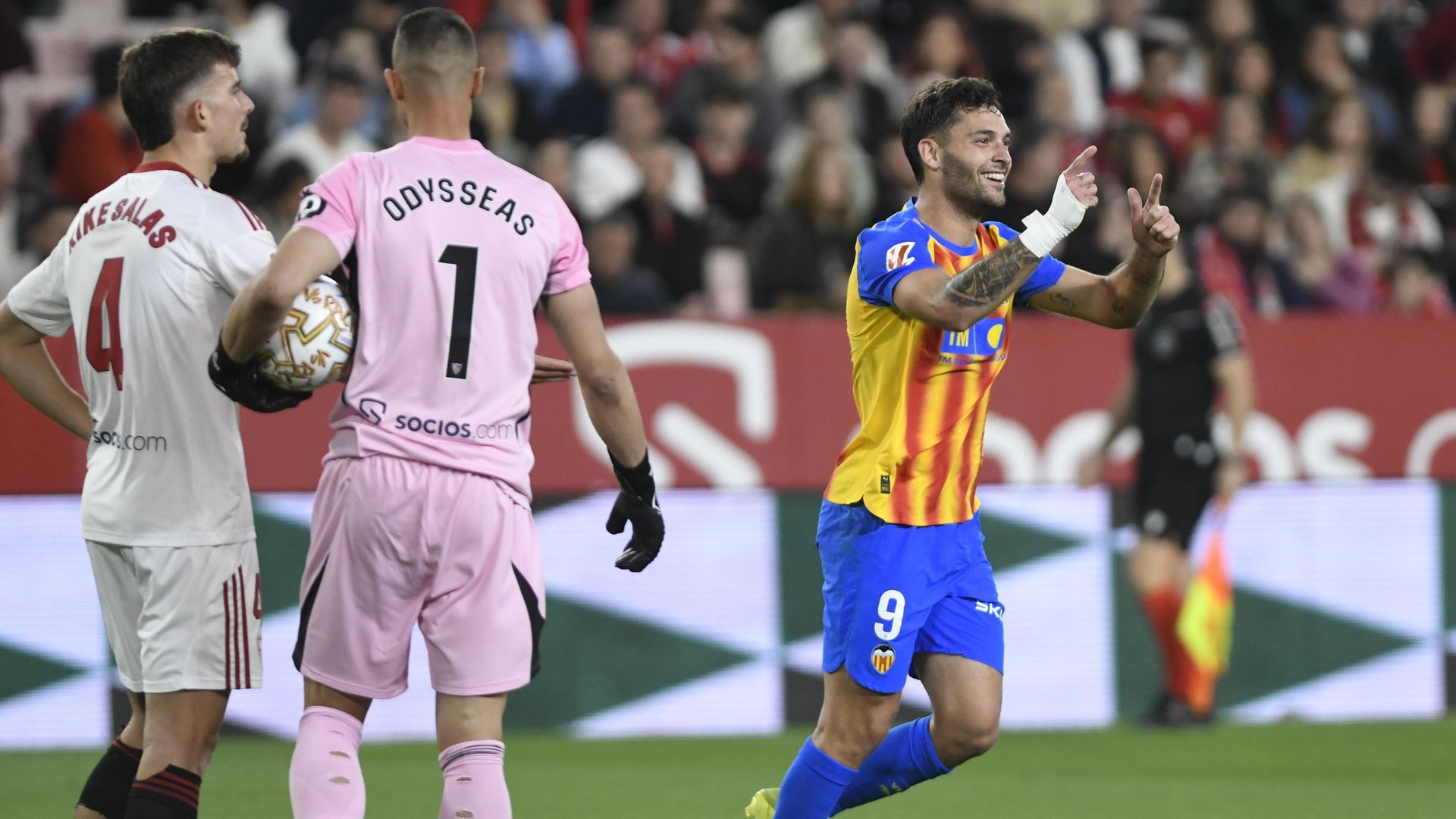 Gol de Hugo Duro en Sevilla Gol de Hugo Duro en Sevilla