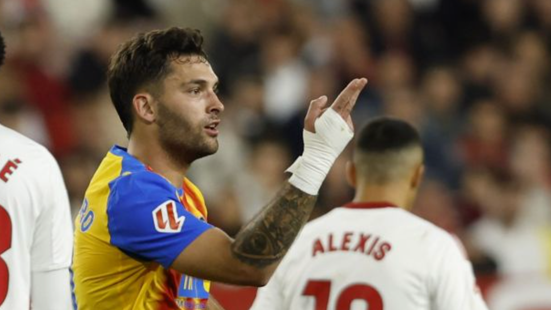 Hugo Duro marca ante el Sevilla FC Hugo Duro marca ante el Sevilla FC