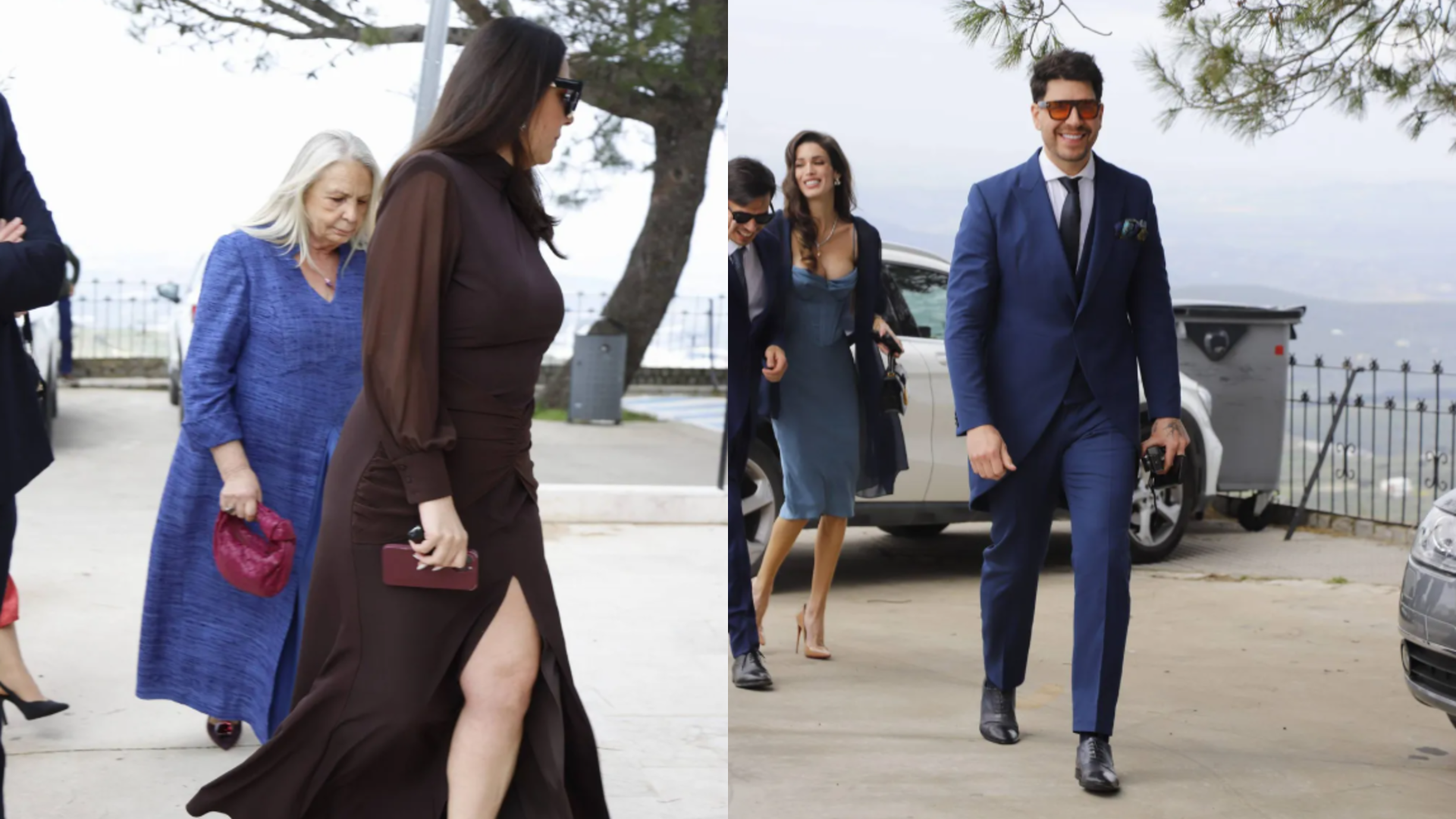 Marián Flores y Diego Matamoros en la boda