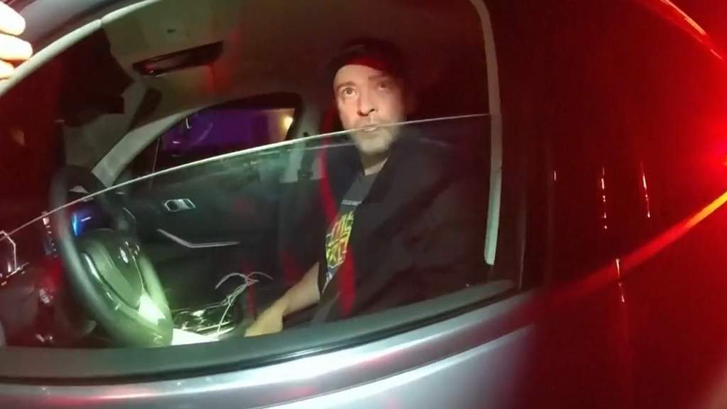 Salen a la luz las imágenes de la detención de Justin Timberlake por conducir ebrio en Nueva York