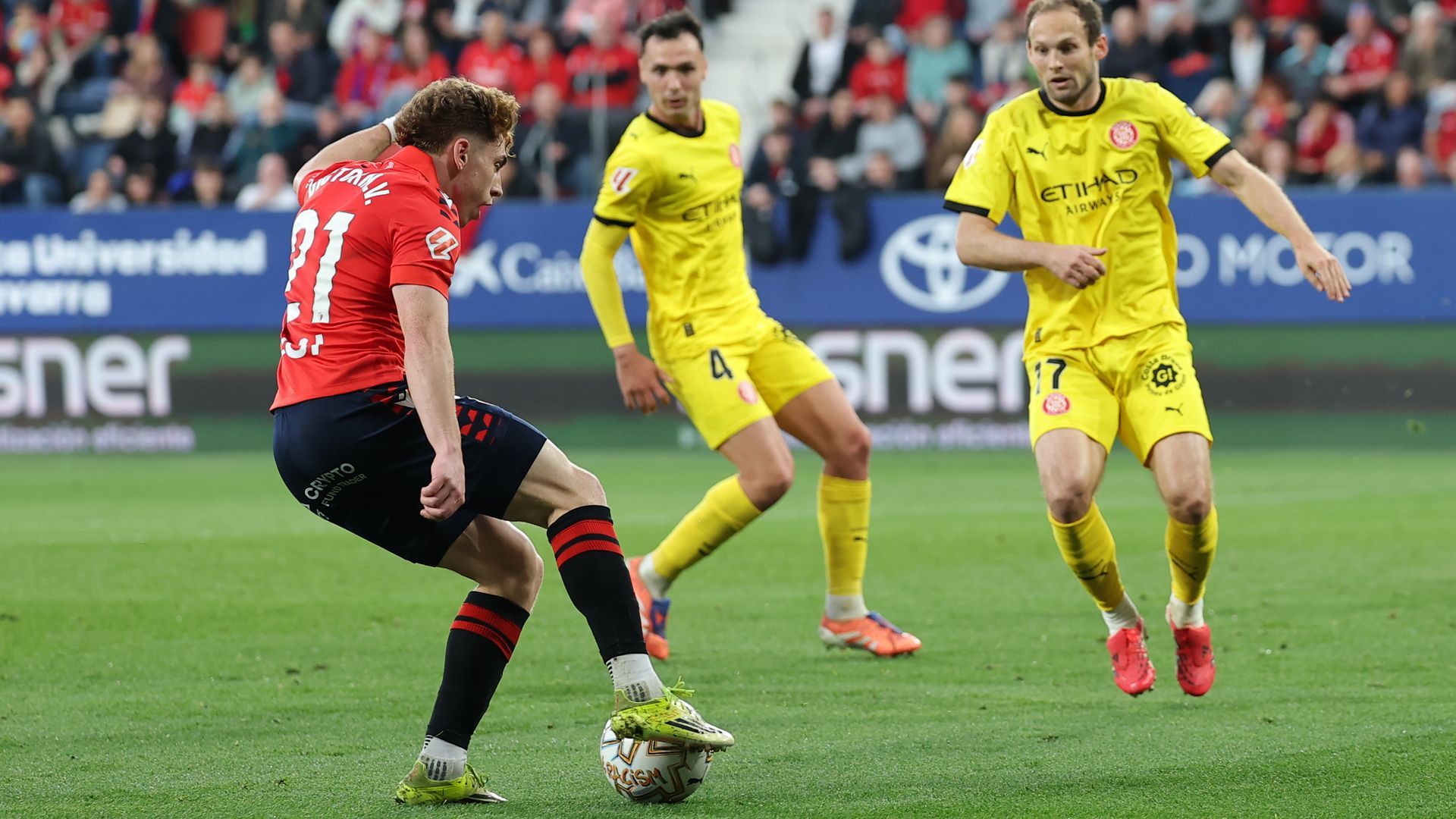 Víctor Muñoz en el Osasuna - Girona