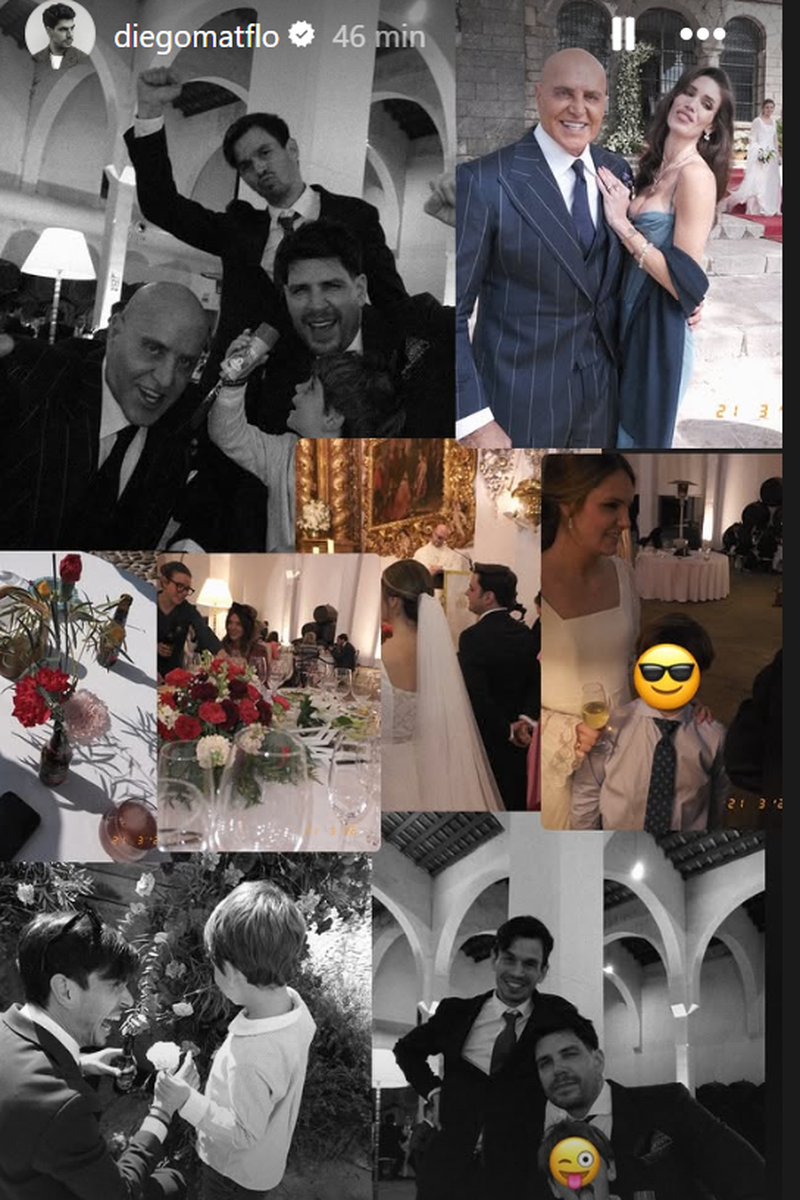 Diego Matamoros comparte momentos de la ceremonia