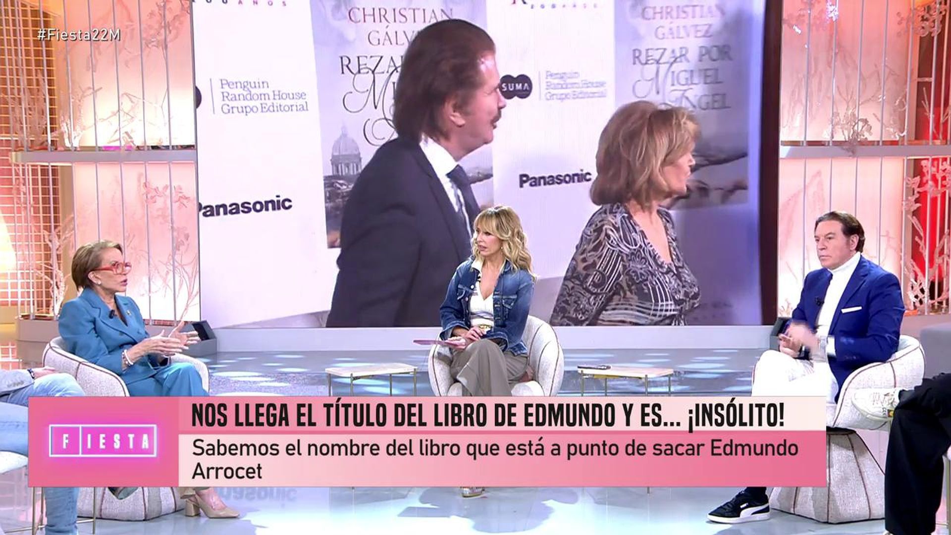 'Fiesta' desvela el polémico título del libro de Edmundo Arrocet