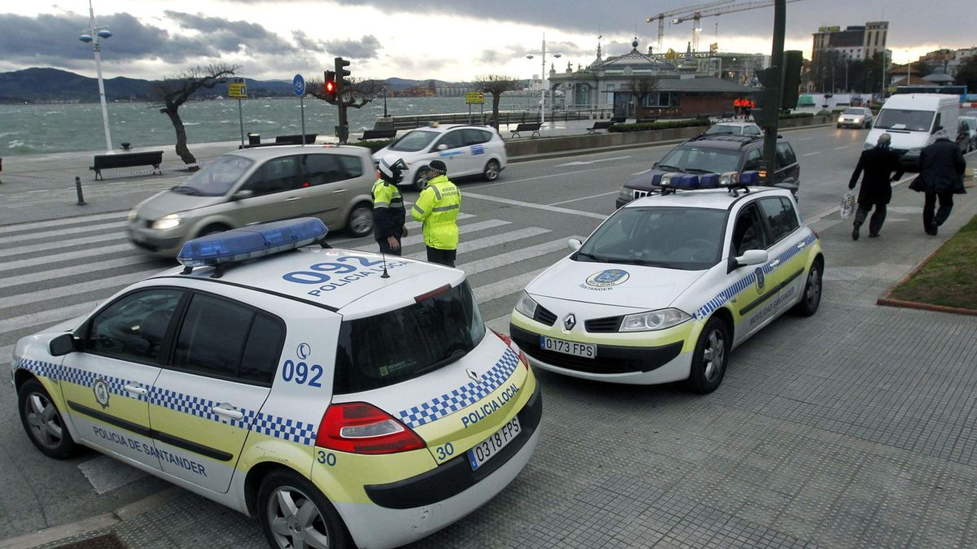 Imagen de archivo de la Policía en Santander Imagen de archivo de la Policía en Santander