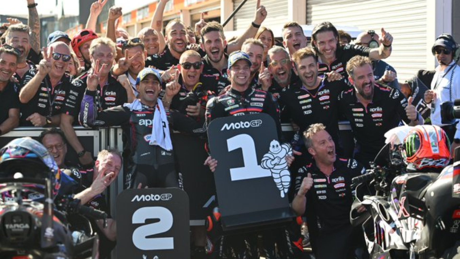 Jorge Martín y Marco Bezzecchi, en Brasil Jorge Martín y Marco Bezzecchi, en Brasil