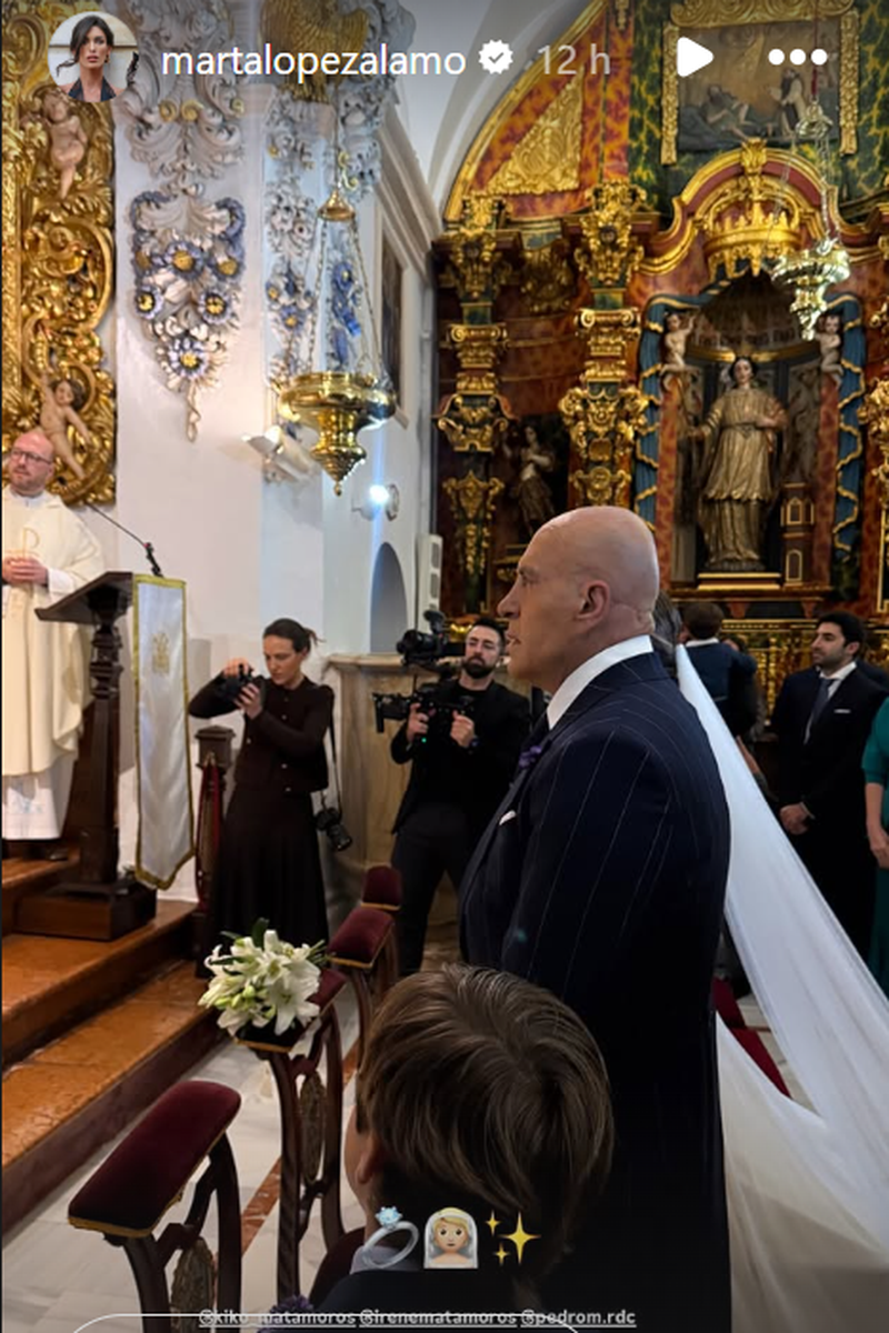 Kiko Matamoros junto a su hija Irene / Instagram de Marta López Álamo