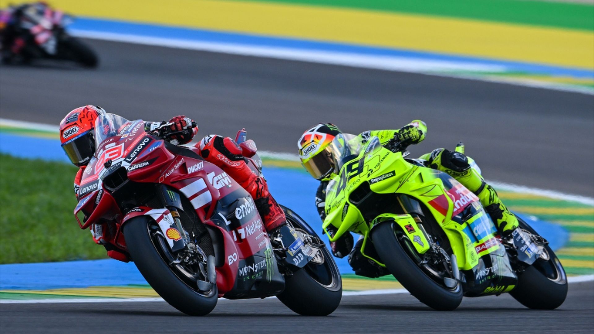 Marc Márquez y Fabio Di Giannantonio en Brasil