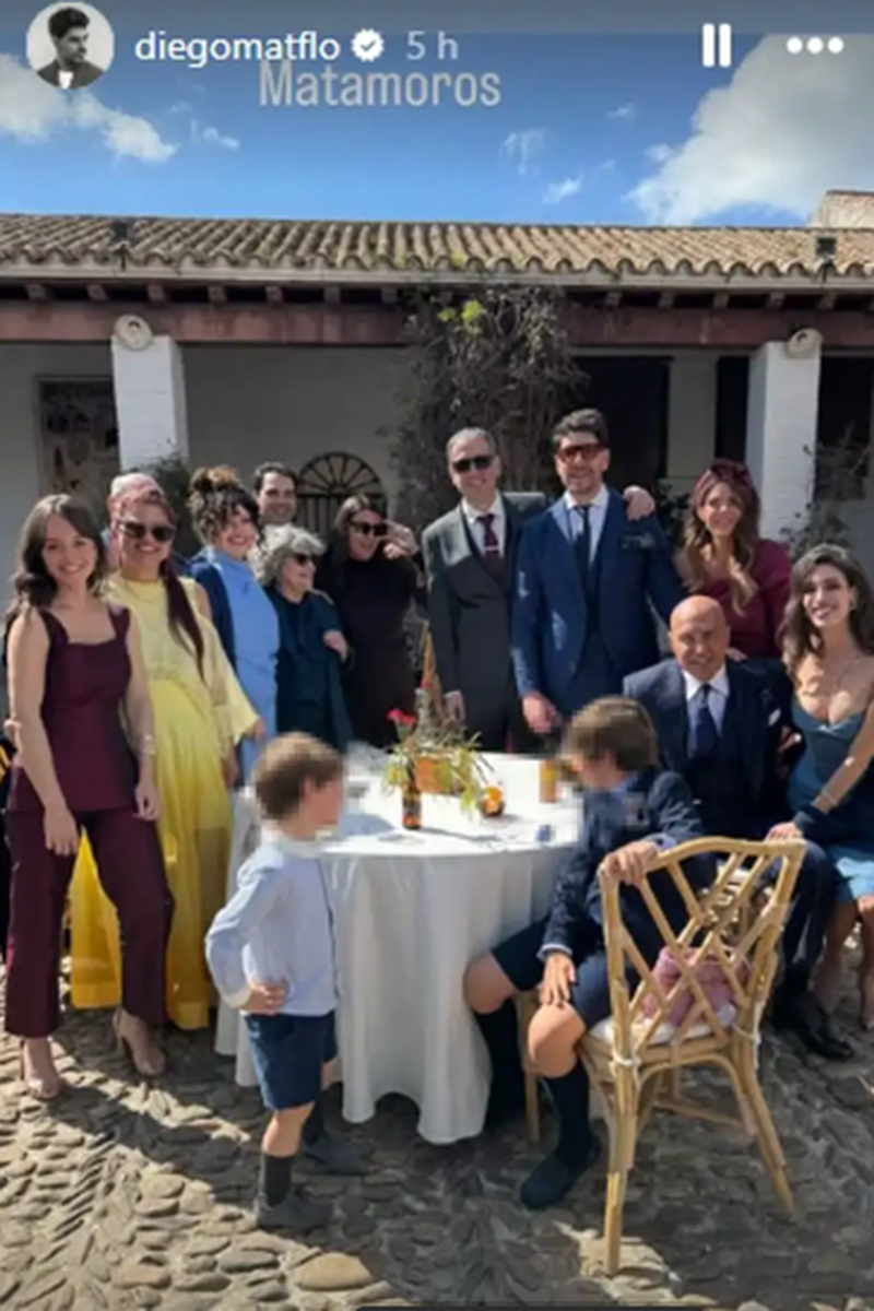 Parte de los invitados a la boda de Irene Matamoros / Instagram