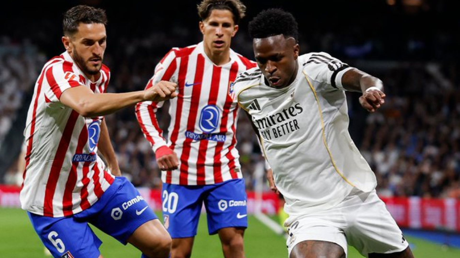 Vinicius, ante el Atleti