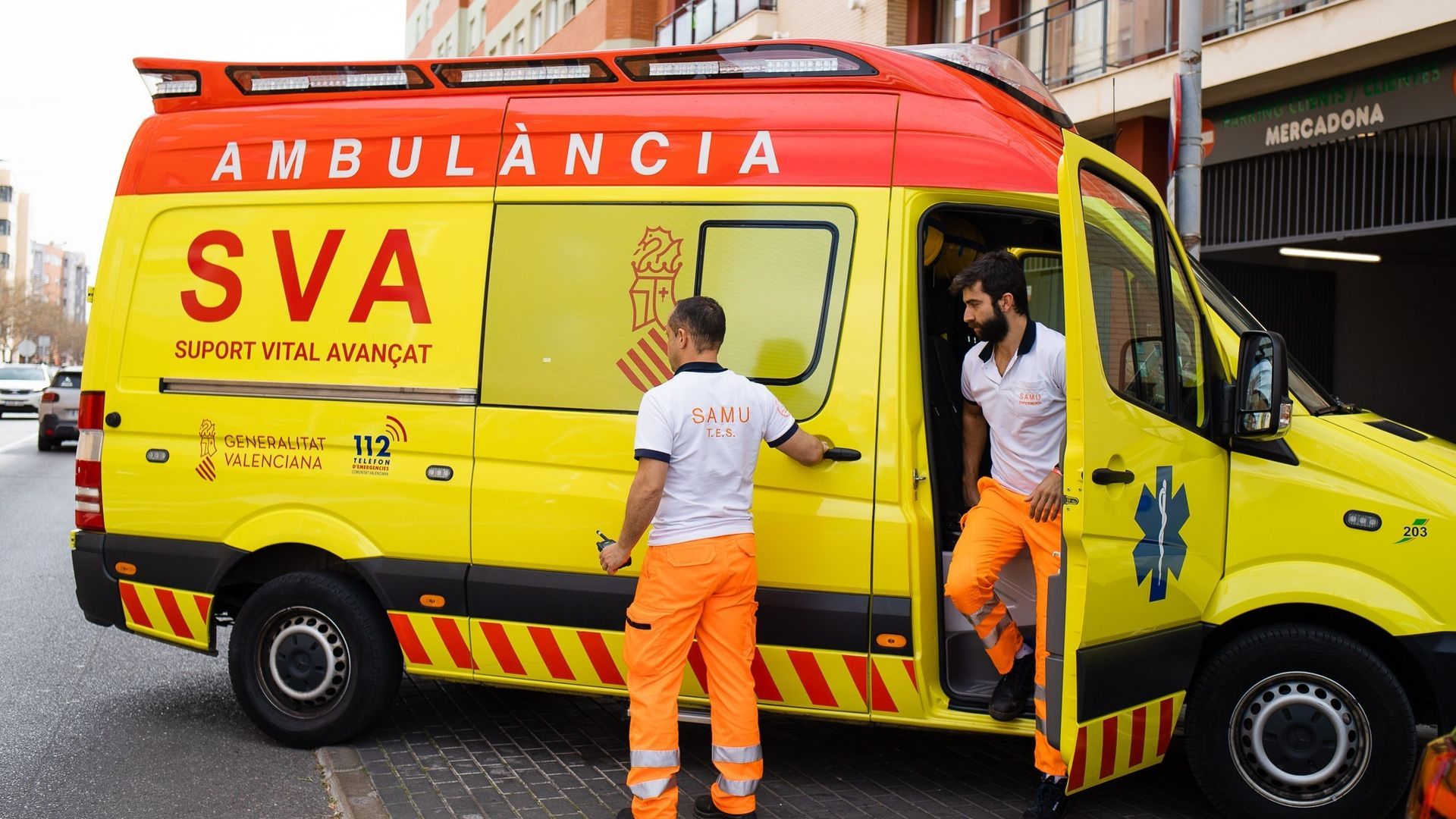 Ambulancia del SAMU en Valencia Ambulancia del SAMU en Valencia