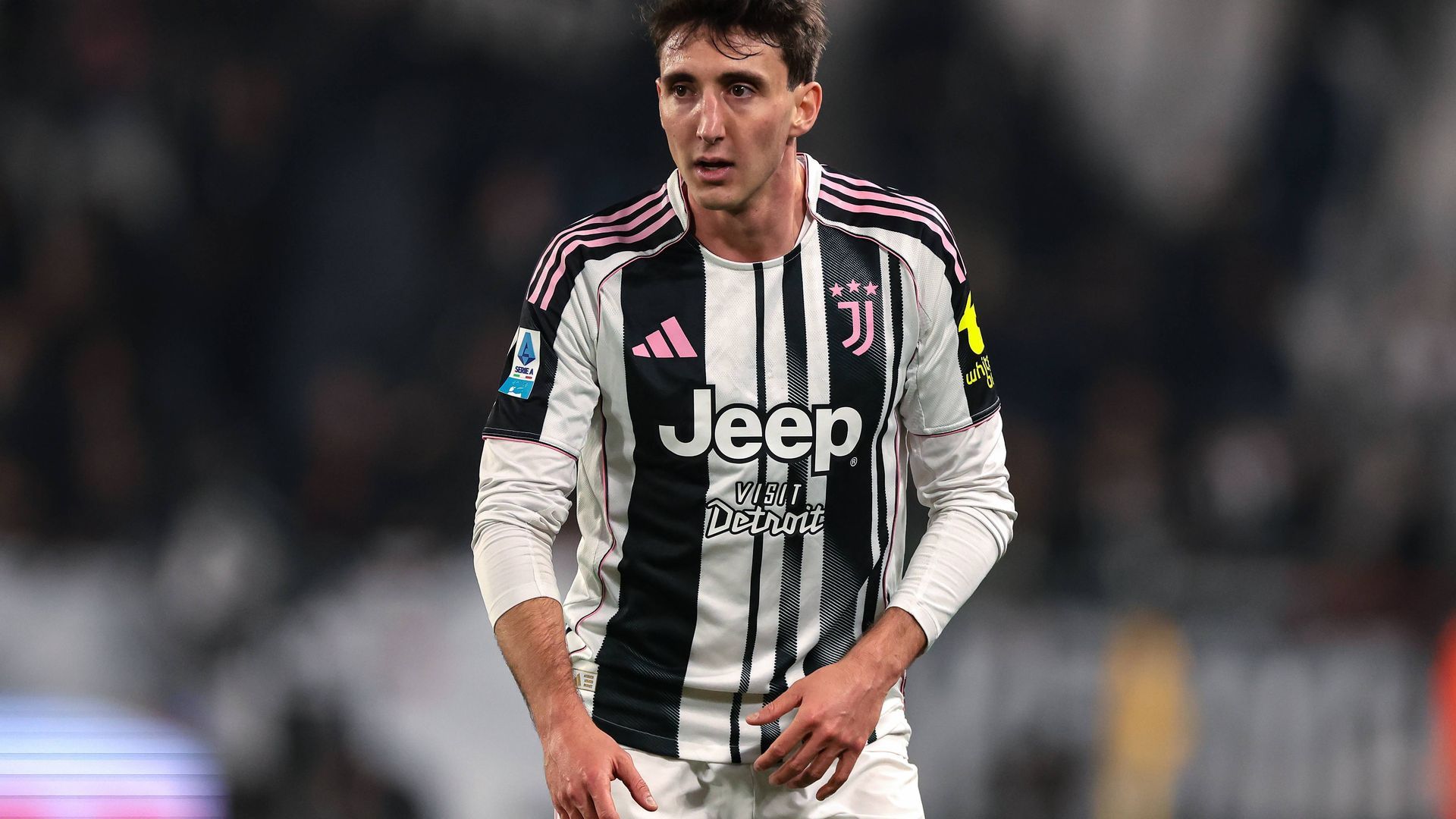 Andrea Cambiaso, durante un partido con la Juventus.