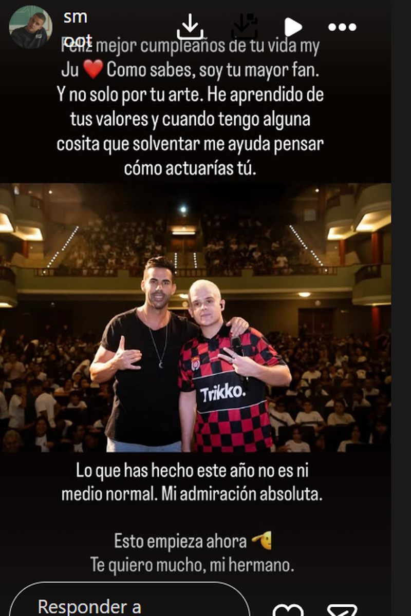 Arkano celebra su cumpleaños marcado por la victoria en la FMS y la confirmación de su ruptura