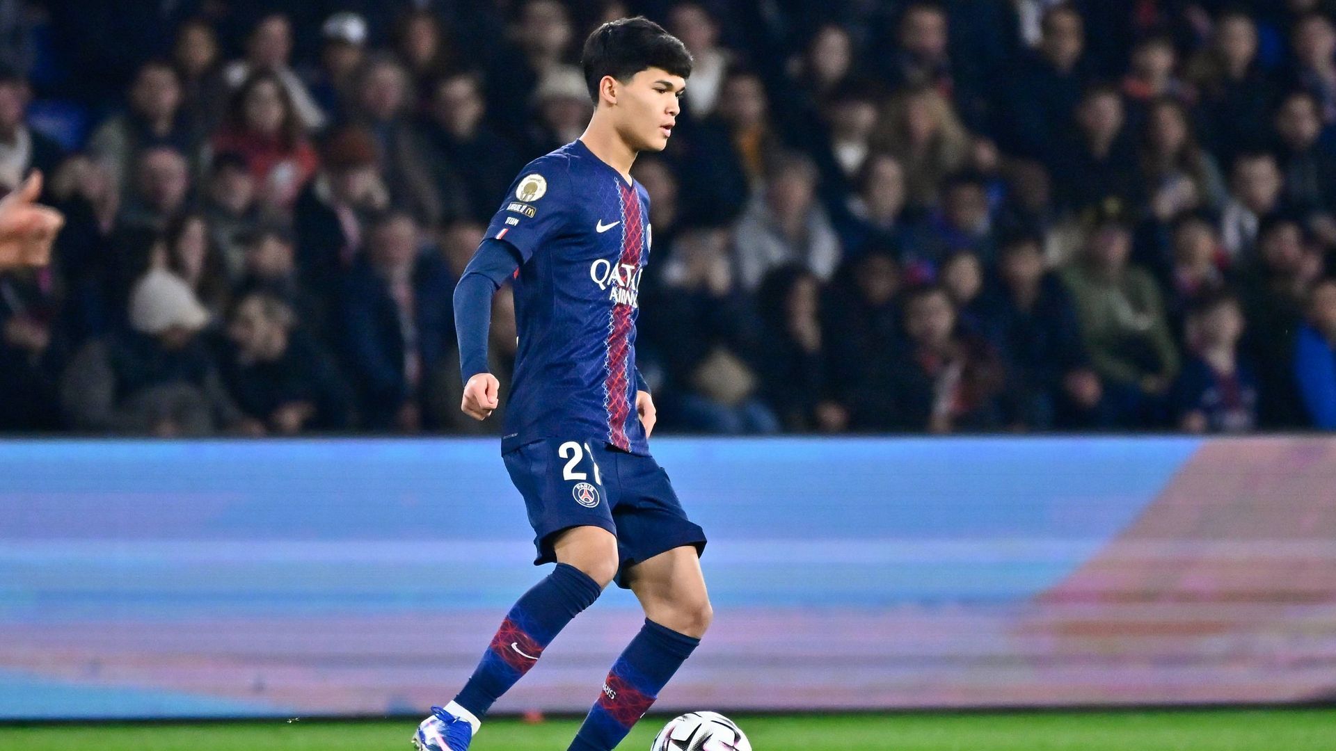 'Dro' Fernández durante un partido del Paris Saint Germain esta temporada