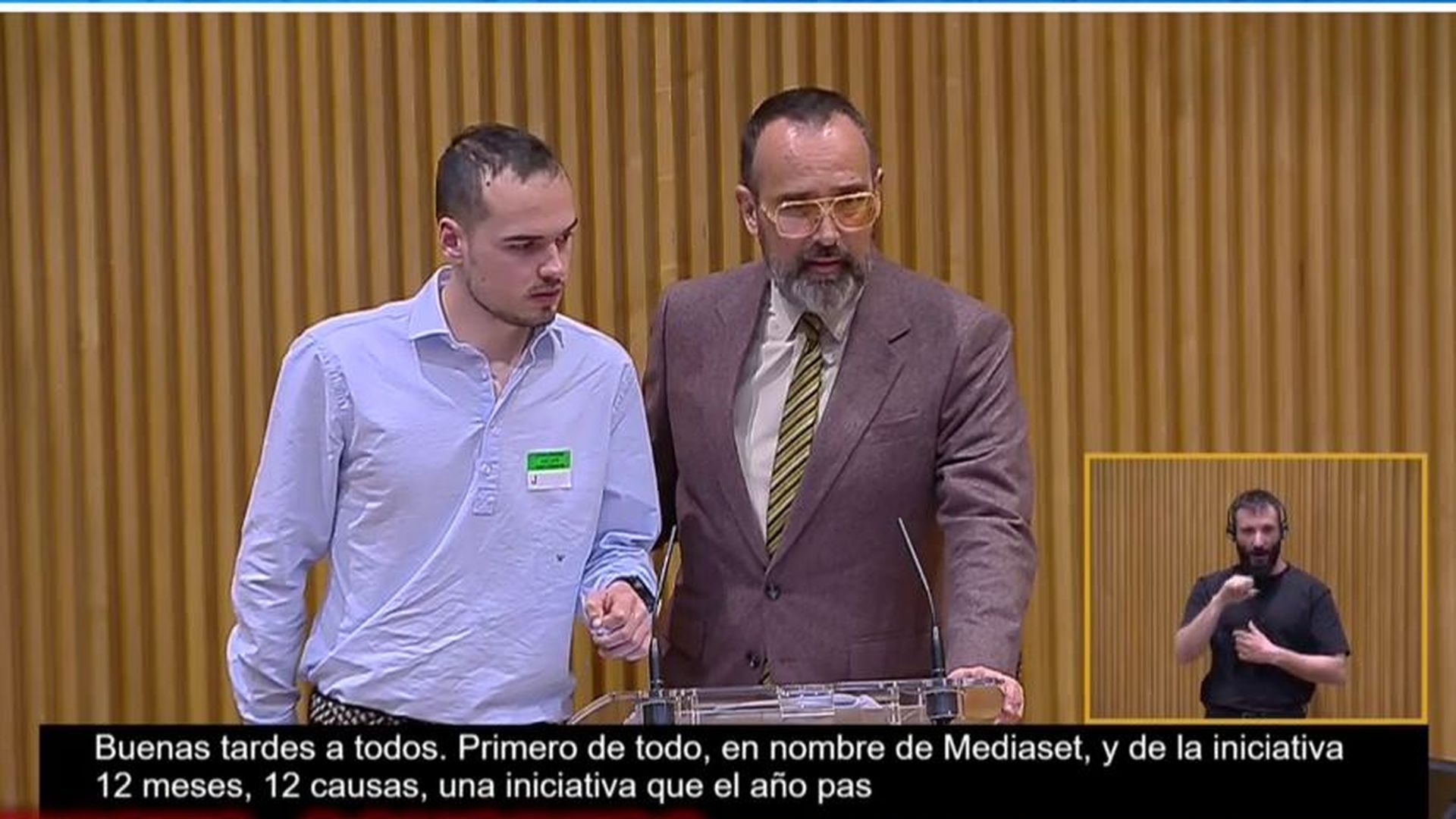 El discurso de Risto Mejide al recoger el "Premio amigo del Autismo" en el Congreso: "Lo que no se ve, no existe"