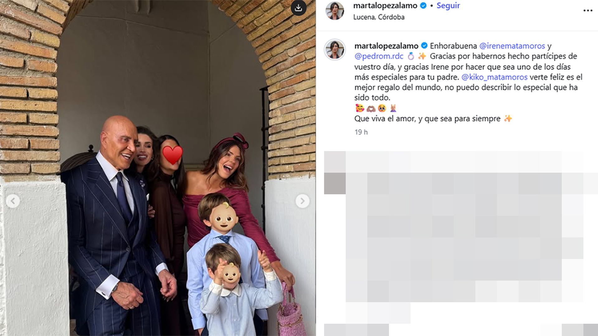 El gesto de Marta con Lucía Matamoros