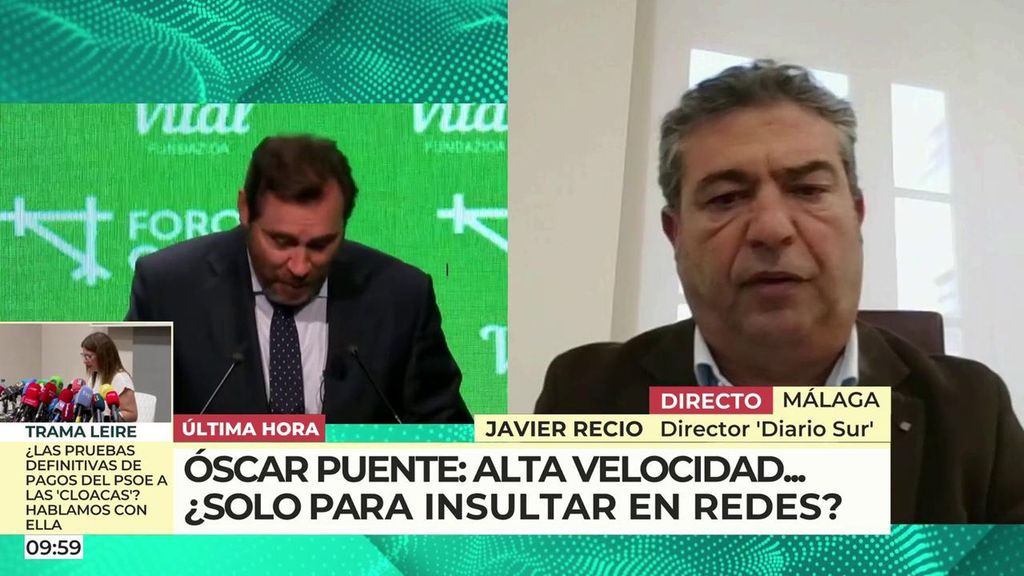 El director de 'Diario Sur' responde a las críticas de Puente: "Si no le gustan las informaciones, se dedica a insultar"