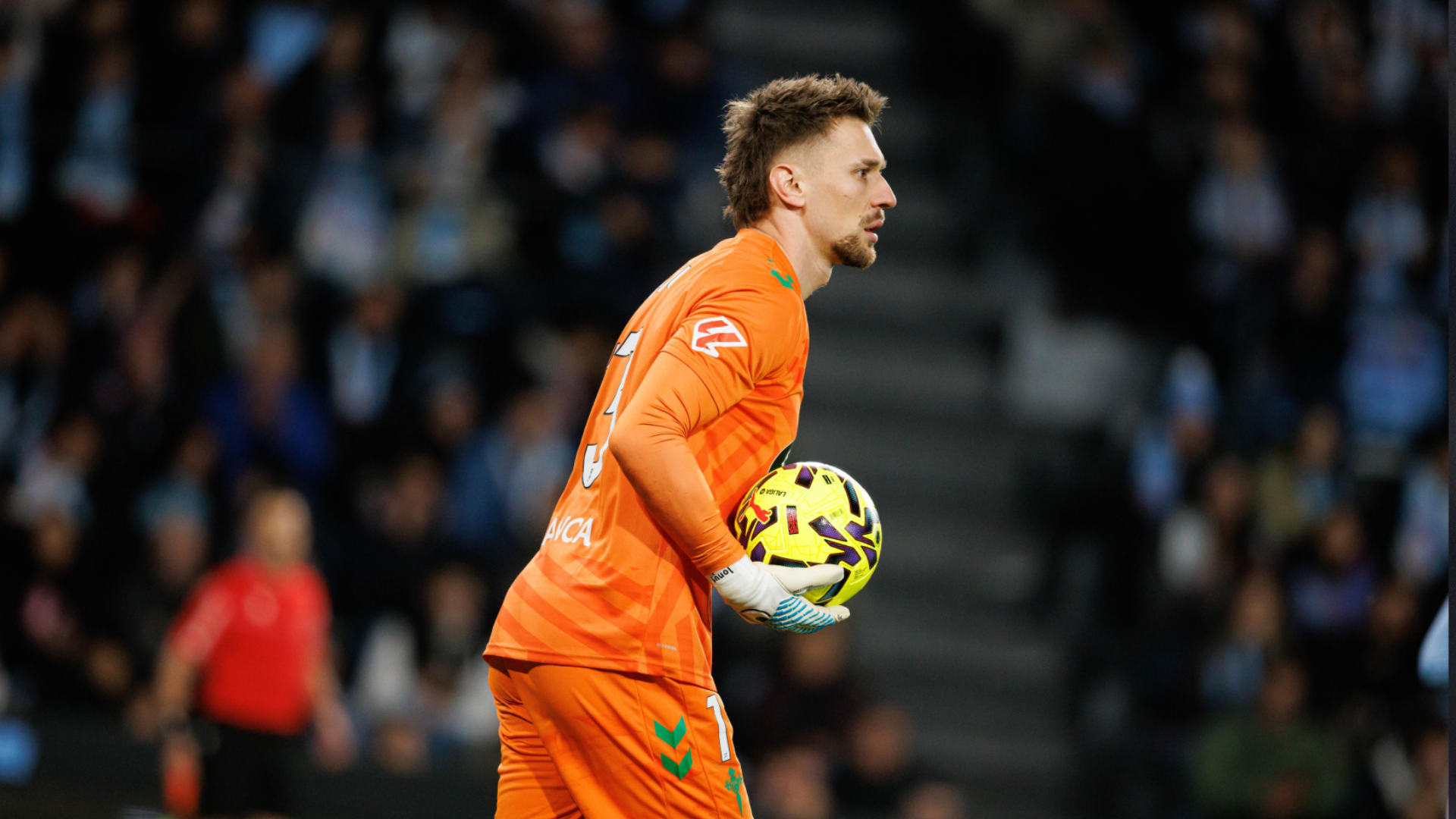 Ionut Radu, en un partido con el Celta de Vigo Ionut Radu, en un partido con el Celta de Vigo