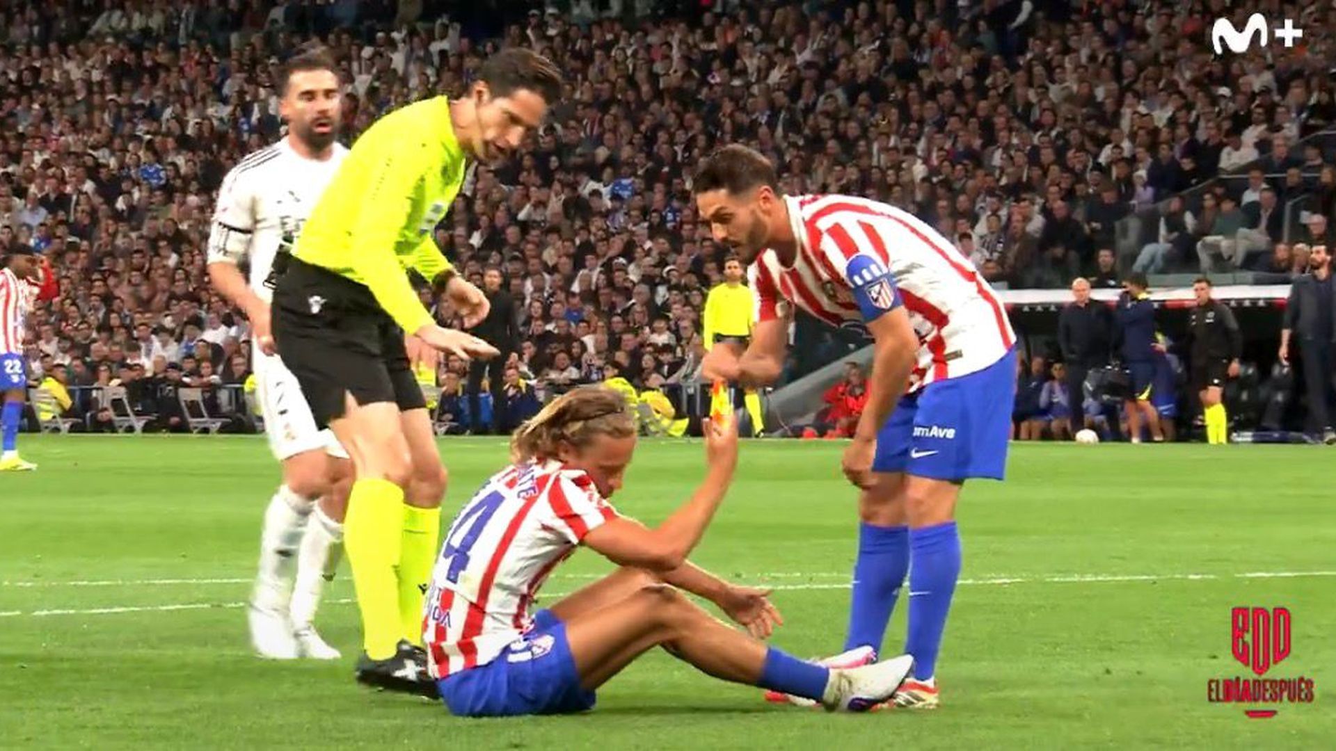 Koke habla con Marcos Llorente