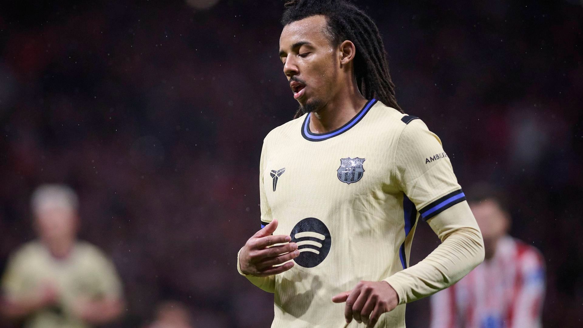 Koundé, en un partido del Barça