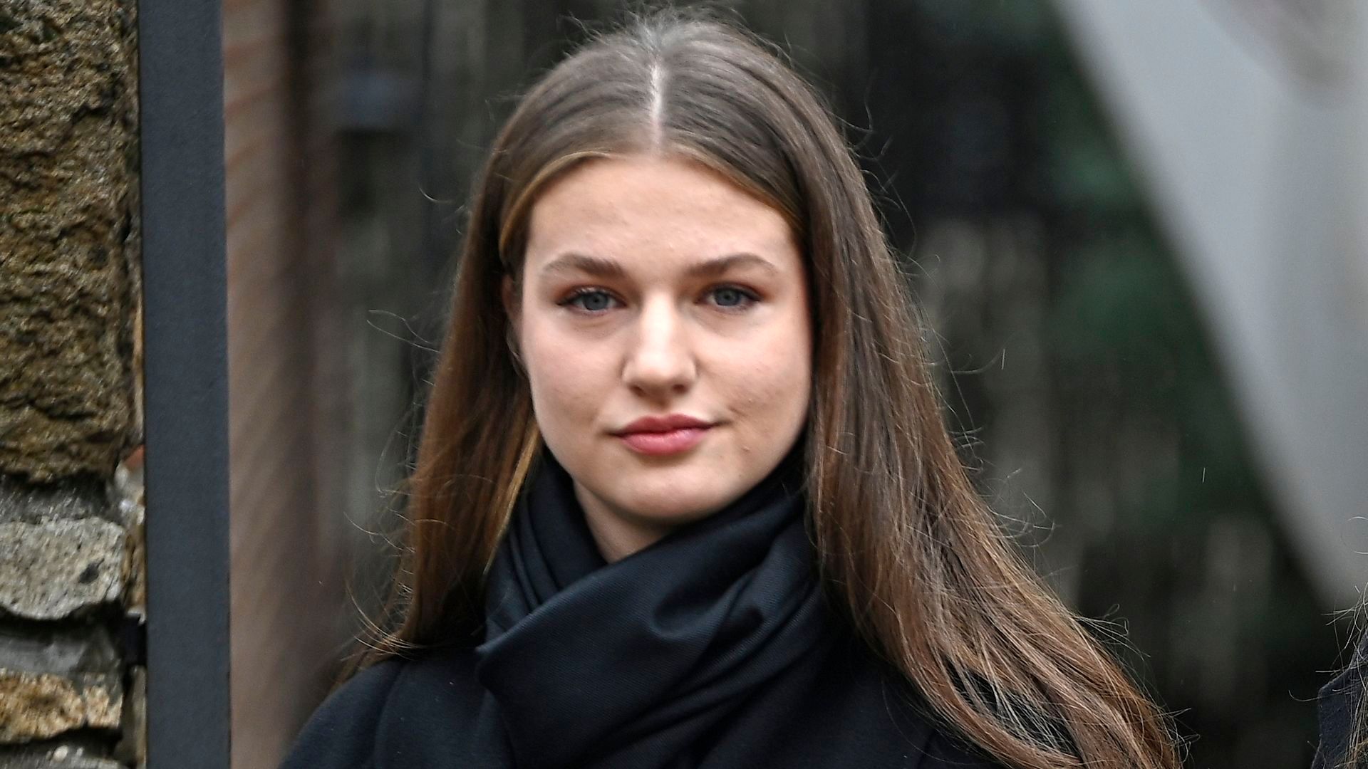 La princesa Leonor en la catedral Ortodoxa Griega de San Andrés y San Demetrio tras el responso por la princesa Irene de Grecia