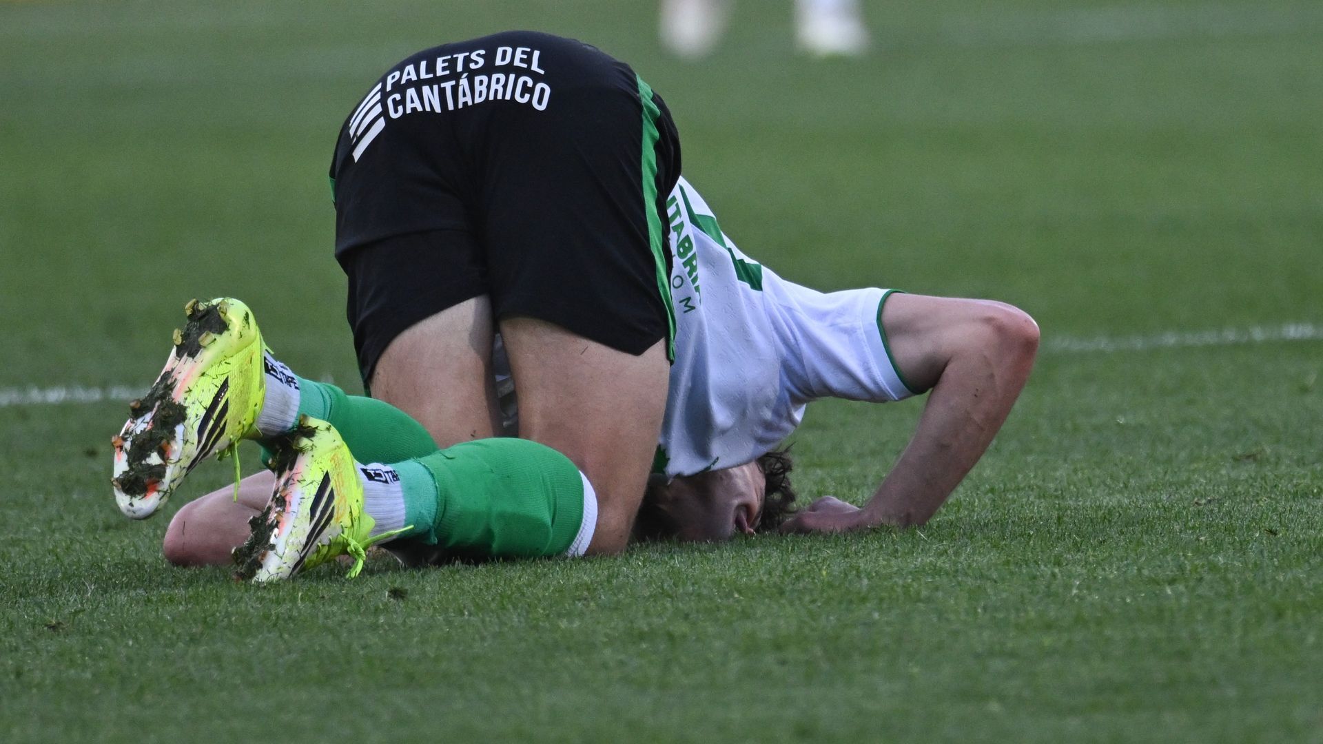 Lance de juego en el Racing-Albacete Lance de juego en el Racing-Albacete