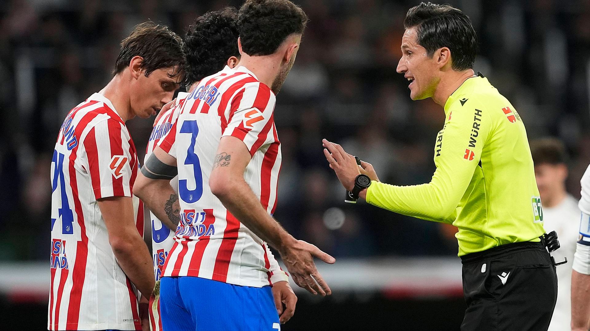 Munuera Montero en el derbi madrileño