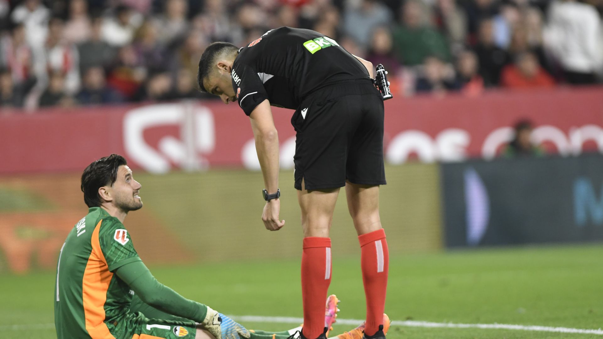 Stole Dimitrievski ante el Sevilla