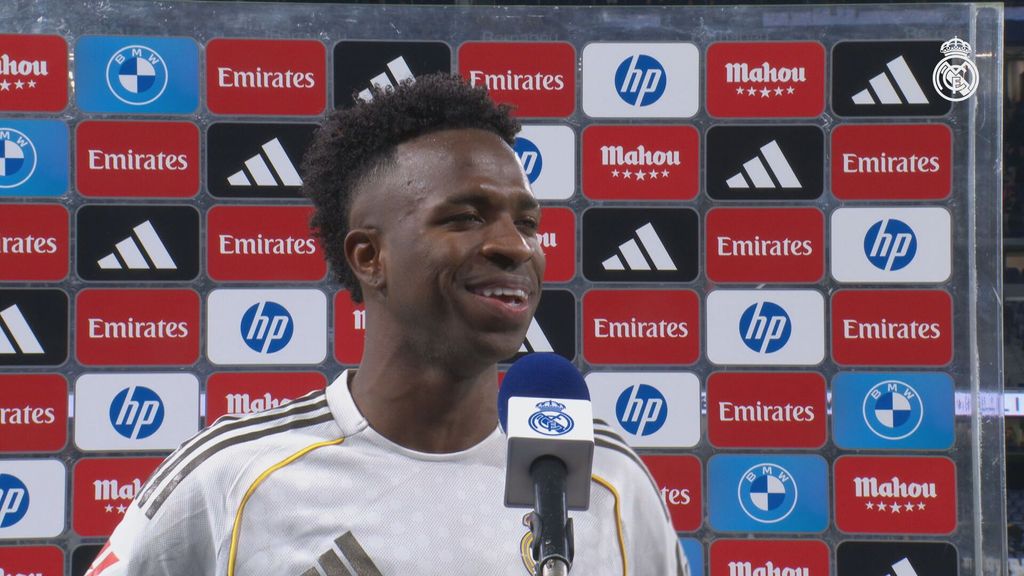Vinicius desvela el mensaje de Florentino Pérez antes del derbi: “Los he marcado para él”