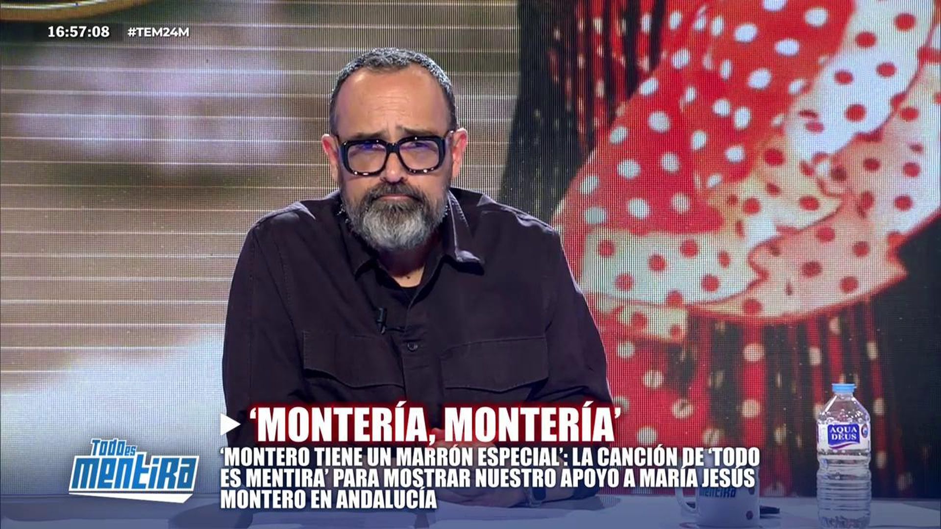 La "particular" campaña política de 'Todo es mentira' a favor de María Jesús Montero para amainar su futuro "batacazo" electoral