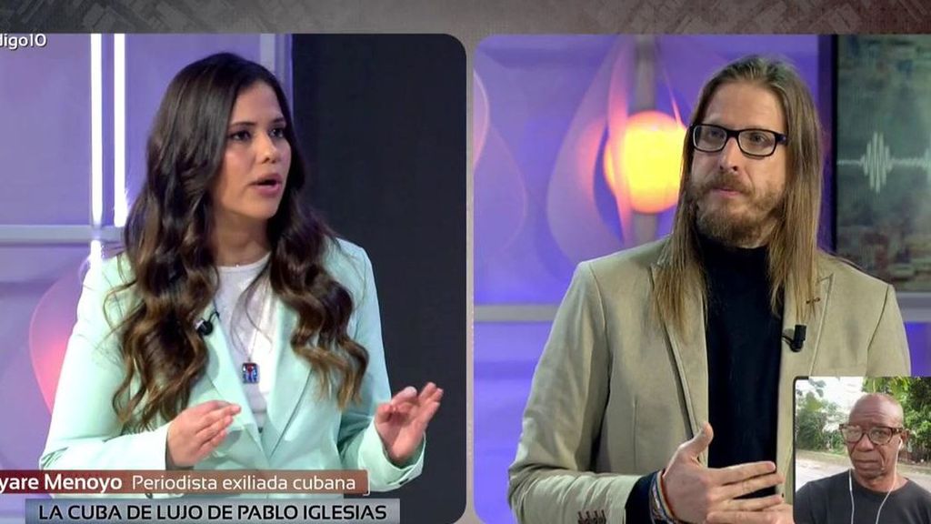 Choque entre Pablo Fernández y una periodista exiliada cubana: "No comprendo que no condenes que Estados Unidos esté asfixiando al pueblo cubano"