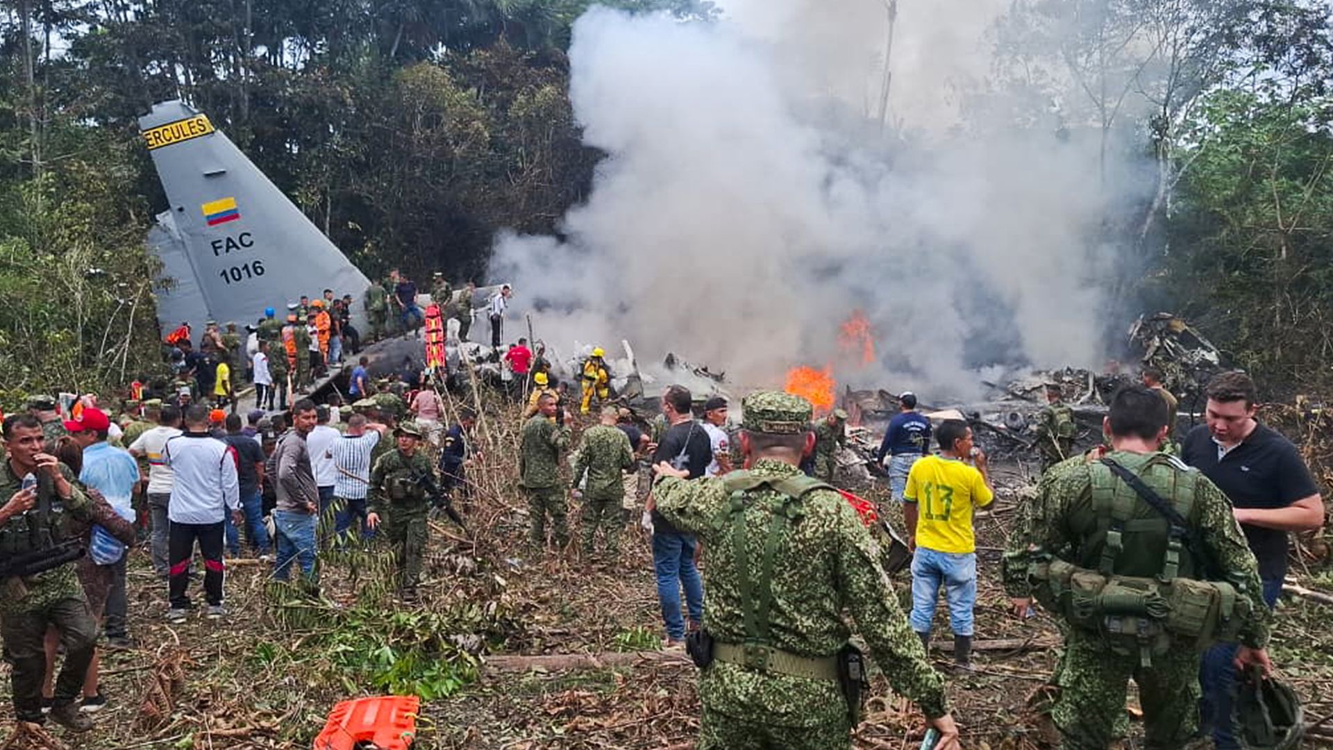 Accidente de un avión Hércules C-130 de la Fuerza Aeroespacial Colombiana
