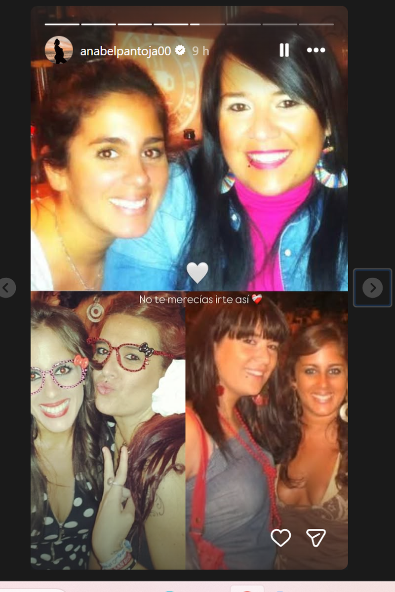 Anabel Pantoja comunica una triste pérdida