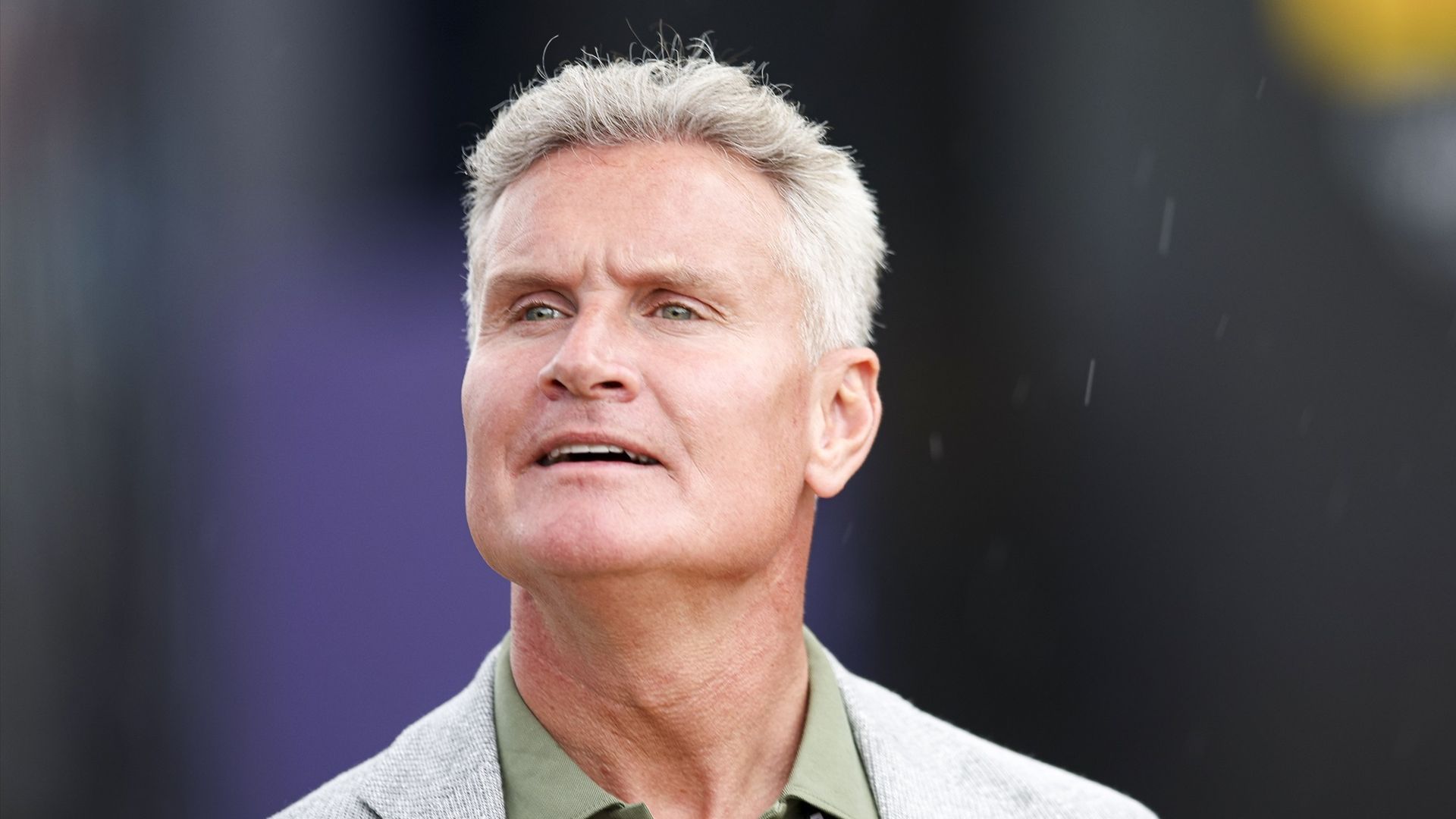David Coulthard en el paddock de un Gran Premio de Fórmula 1