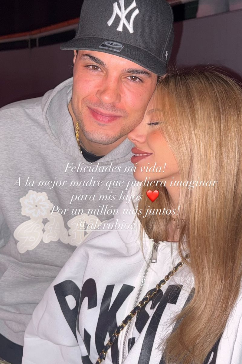 El mensaje de Carlo Costanzia a su pareja, Alejandra Rubio, por su cumpleaños