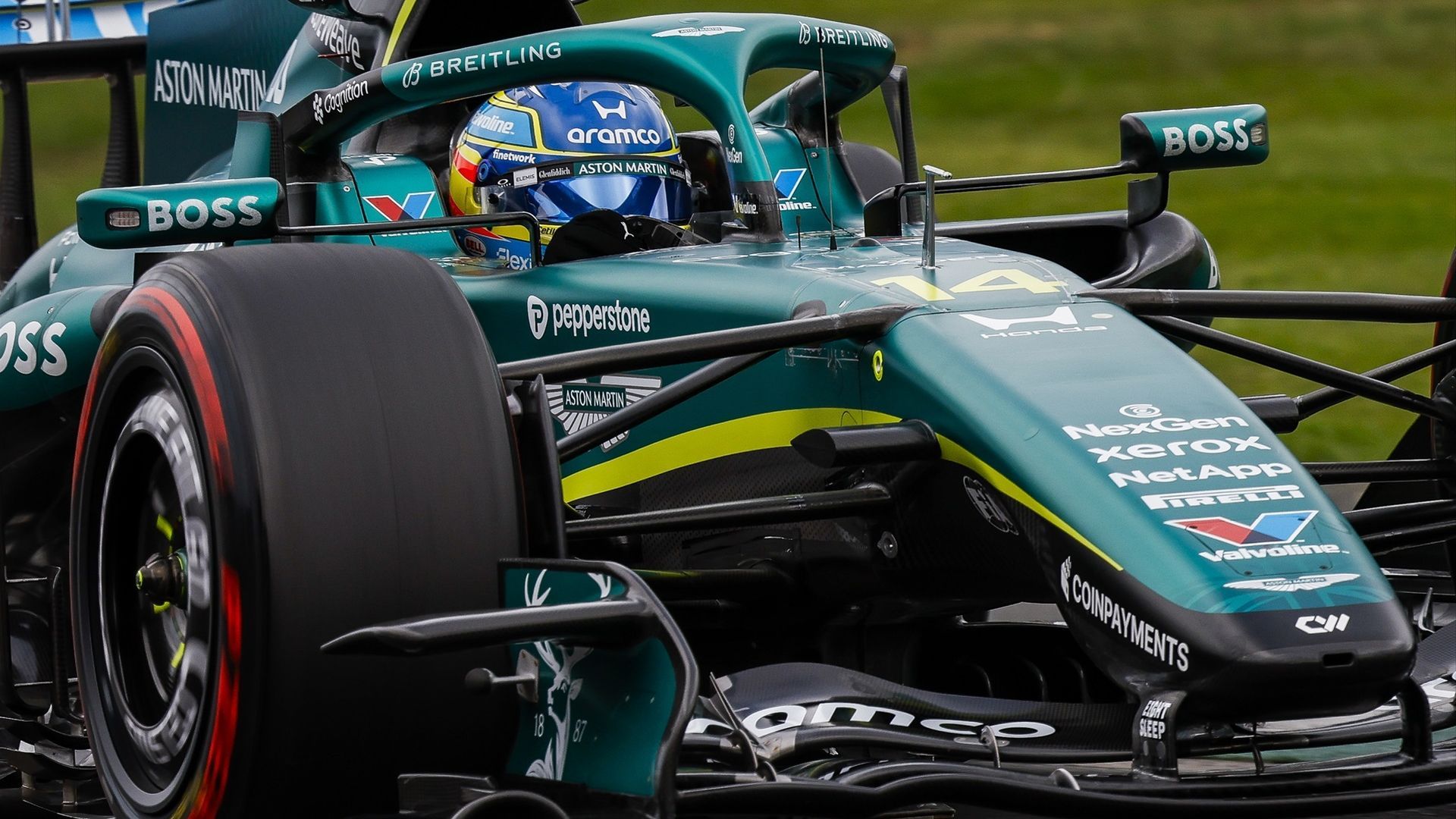 Fernando Alonso durante el Gran Premio de Australia de esta temporada