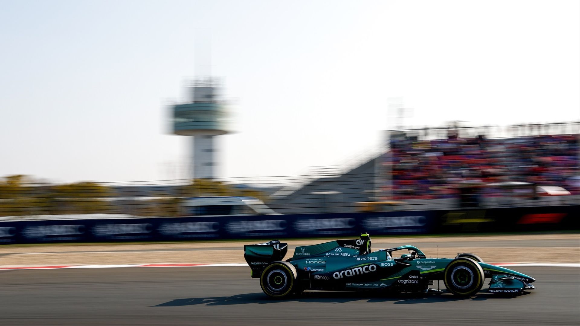 Fernando Alonso durante el Gran Premio de China de Fórmula 1 esta temporada