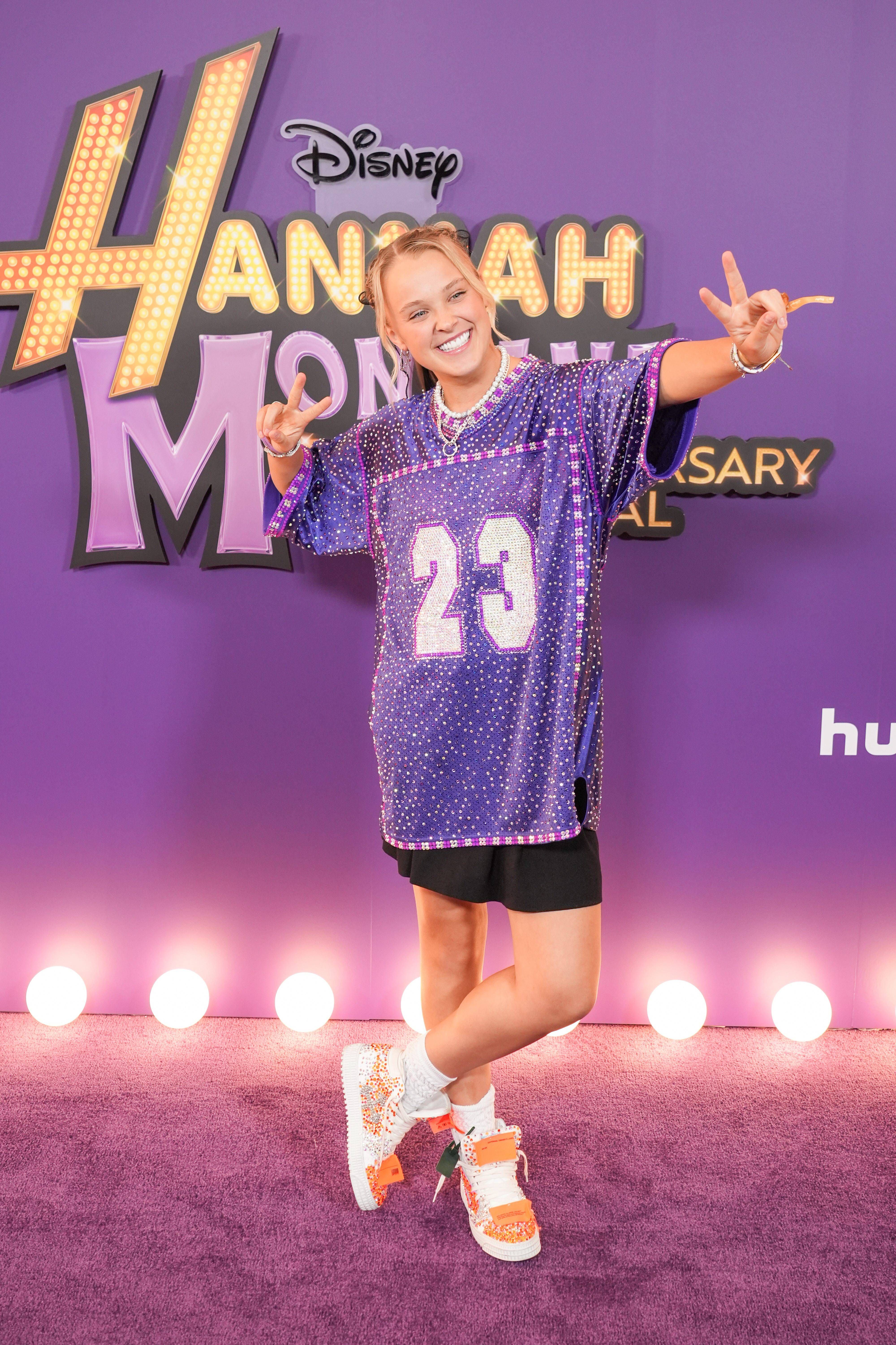 JoJo Siwa, en el estreno de 'Hannah Montana especial 20º aniversario'