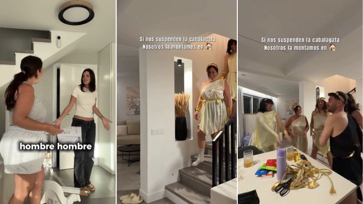 La entrada y los espacios abiertos