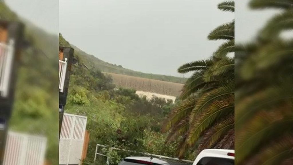 La presa de la Ciudad del Campo y la de Fataga, a rebosar por la borrasca Therese: “Estamos ante unos registros históricos de lluvias"