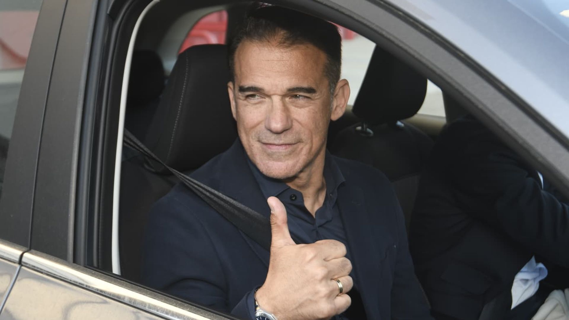 Luis García Plaza, en su primera imagen en Sevilla