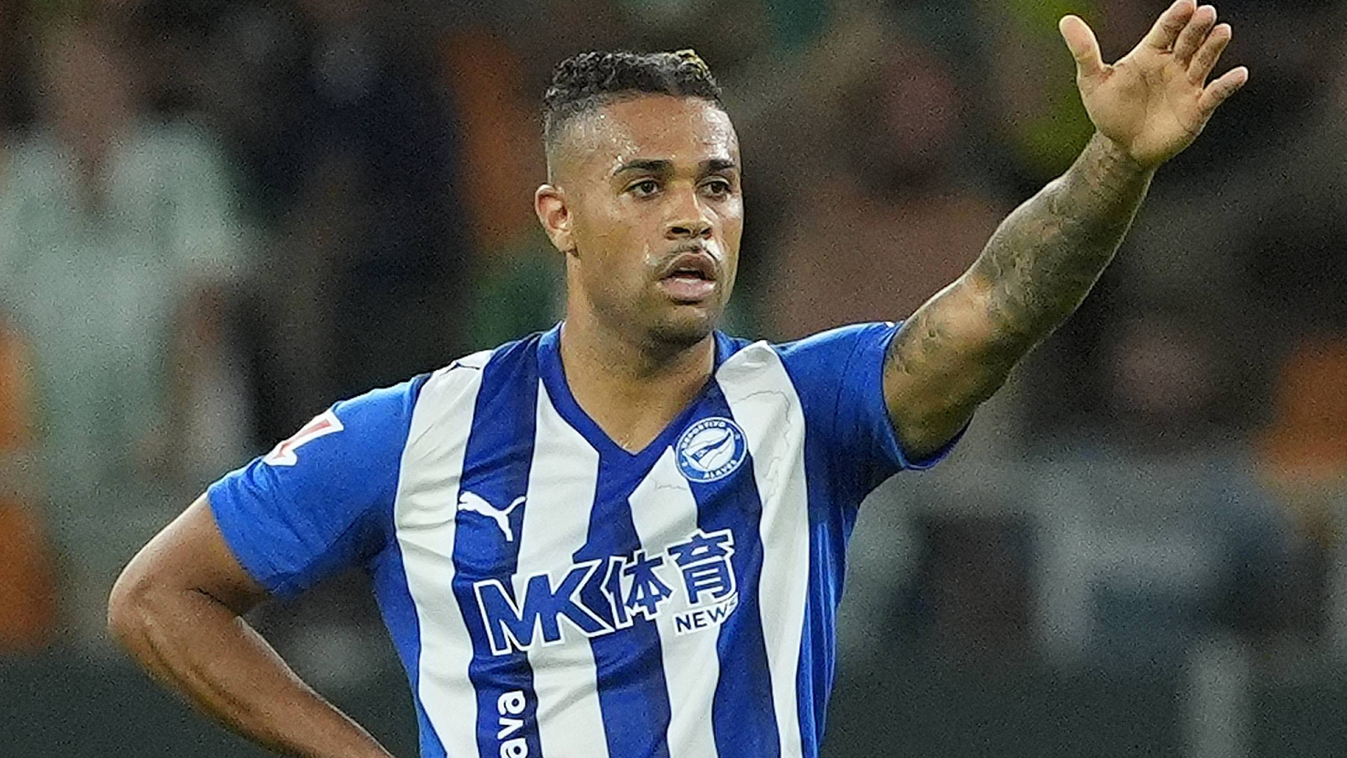 Mariano Díaz, en un partido del Deportivo Alavés